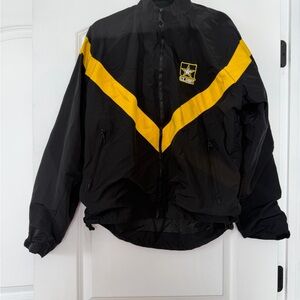 Black and Yellow Jacket with Star Logo